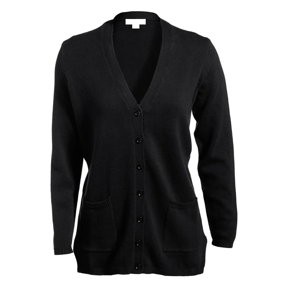 Button-Down Cardigan Sweater – Black Button-Down Cardigan Sweater – Black
