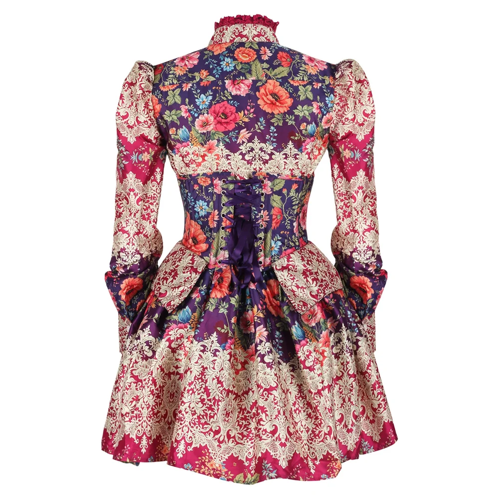 Three-Piece Baroque Costume Set – Corset, Shirt & Skirt Three-Piece Baroque Costume Set – Corset, Shirt & Skirt