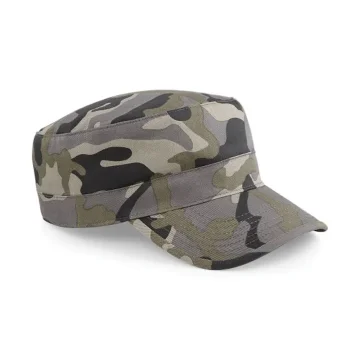 Camouflage Military Cap – Flat Top