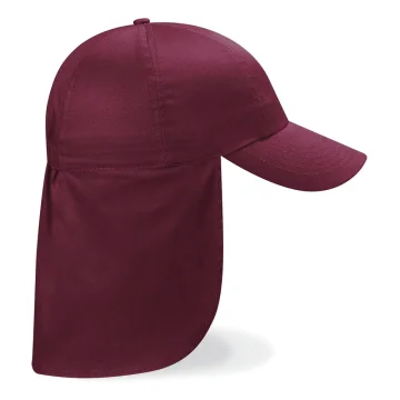 Sun Shield Neck Flap Cap – Maroon