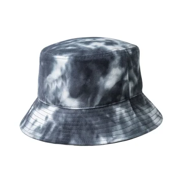 Tie-Dye Bucket Hat – Monochrome