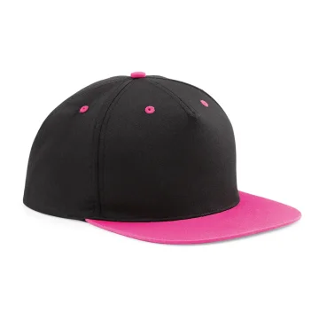 Two-Tone Baseball Cap – Black & Pink