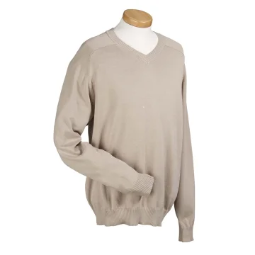 V-Neck Sweater – Beige