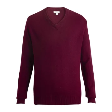 V-Neck Sweater – Maroon